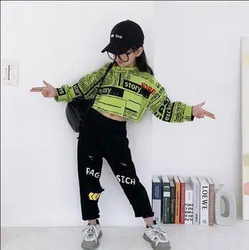 

2020 hot sale girls printed t-shirt cotton fashion spring girls top 3-9t C573