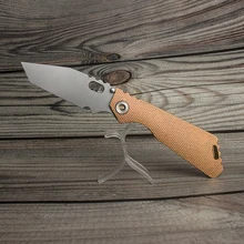 

EVIL EYES Custom Folding Knife MSC SNG #2 Crystalline Titanium Handle Chisel Grind M390 Blade Perfect Pocket EDC Tactical Tools