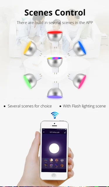  BENEXMART Apple Homekit WiFi MR16 - Bombilla LED inteligente de  12 V, RGBCW, regulable, control de voz Siri, 5 W, cambio de color (paquete  de 2) : Herramientas y Mejoras del Hogar