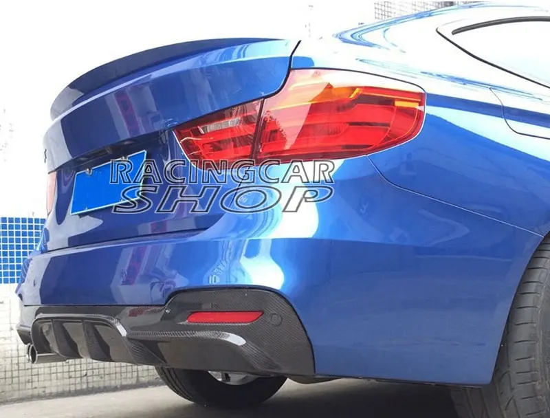 GT Real carbon fiber rear trunk spoiler wing lip FOR BMW F34 3-Series GT Hatchback 2013up