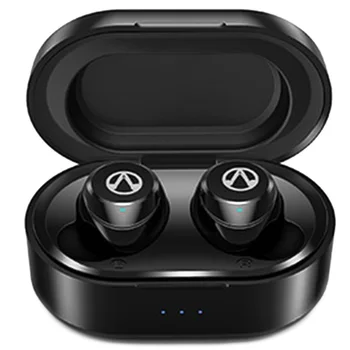 

Waterproof TWS True Wireless Earphone Press Control Sport Headset Bluetooth Headphone Mini Earbuds for Stereo Music,Black