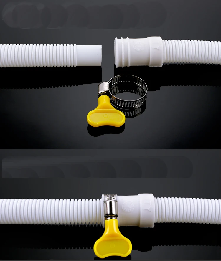 1M-5M 15mm x 16mm White Drain Hose Pipe for Air Conditioner Or Washing Maching Inlet Pipe Plumbing Hoses plumbing hose drain hose