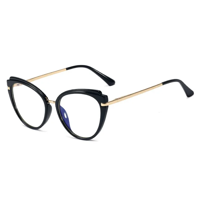  - COHK Cateye Myopia Glasses Frame Women Brand Design Optical Computer Blocking Prescription Oculos Eyewear Gafas De Lectura Mujer