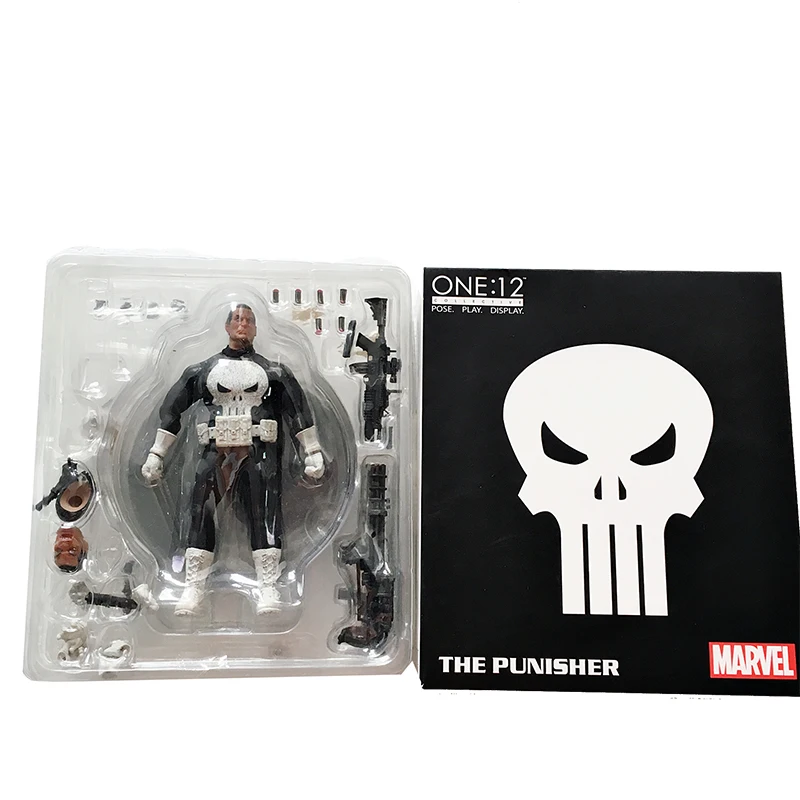 НОВЫЙ Mezco One: 12 Каратель специальные фигурки экшн игрушка; подарок на Рождество
