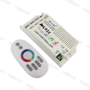 

Vogliovoi Music Voice Sensor 2.4G RF 3 Channels IR Remote RGB Controller Sound Sensitive For 5050 3528 LED Strip Light