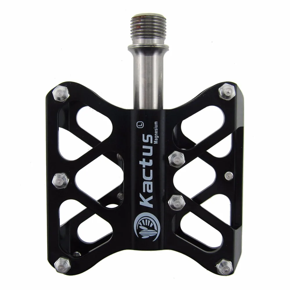 Online Kactus 217 gr para ultra licht Titan Achse Fahrrad Pedal CNC Radfahren road MTB Bike pedale 6 lager magnesium legierung körper