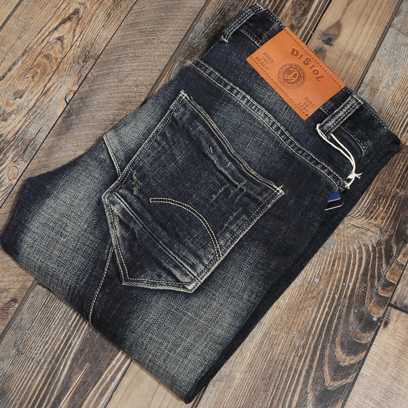 Autumn Newly Fashion Vintage Men Jeans 