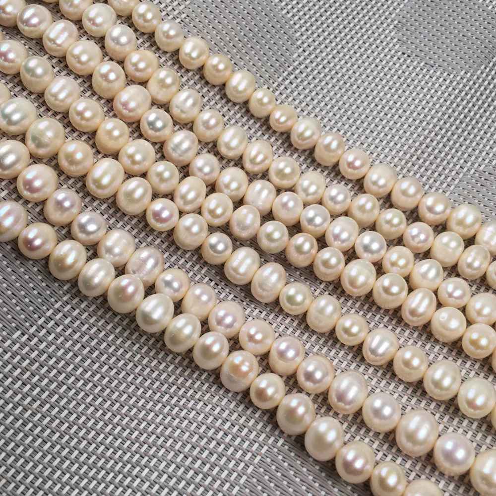 Natural Freshwater Pearl Beads Potato shape Loose isolation Beads For  jewelry making DIY necklace bracelet accessories