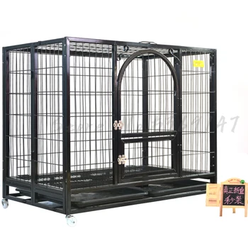 

Dog Cage Large Folding with Toilet Universal Small Indoor Medium Pet dog fence hamster fence