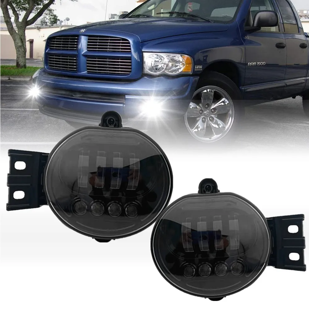 

Автомобильная светодиодная противотуманная фара 12 В с ДХО для Dodge Ram 1500 2002-2008 Dodge Ram 2500/3500 пикапов 2003-2009