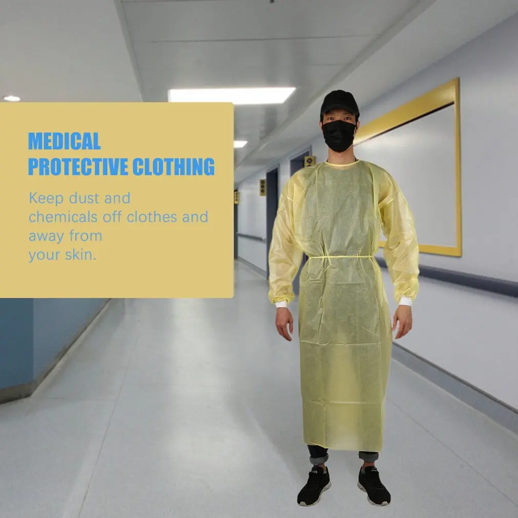 

in stock Disposable Waterproof Oil-Resistant Protective Coverall For Spary Painting Decorating Clothes Overall Suit XL in stock