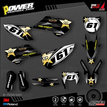 

PowerZone Custom Team Graphics Decals 3M Stickers Kit For Husqvarna Sticker Decal 2014-15 TC FC 2015-16 FE TE 125 to 450cc 01