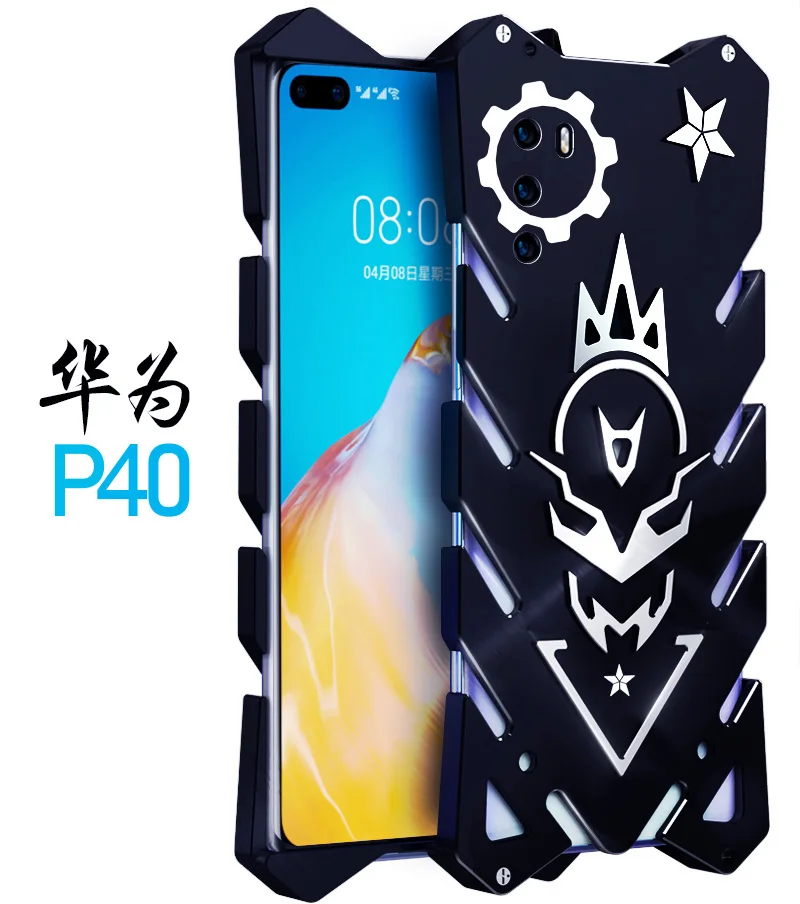

Aluminum Thor Case For Huawei P40 Pro Case Cover Metal Phone Protective Shell Skin Bag