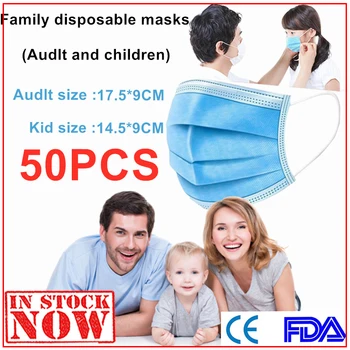 

2020 DHL 100Pcs masque enfant viruses mask n95masks kn95mask mascarilla mascarillas masque mundschutz maske Medical-Disposable