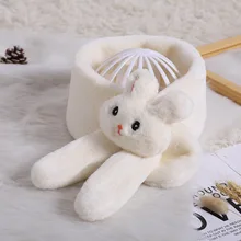 6 цветов Для детей мультфильм милый шарф для мальчиков и девочек, милые зимние теплые 3D мультфильм шарф "Кролик" осень-зима шейный платок