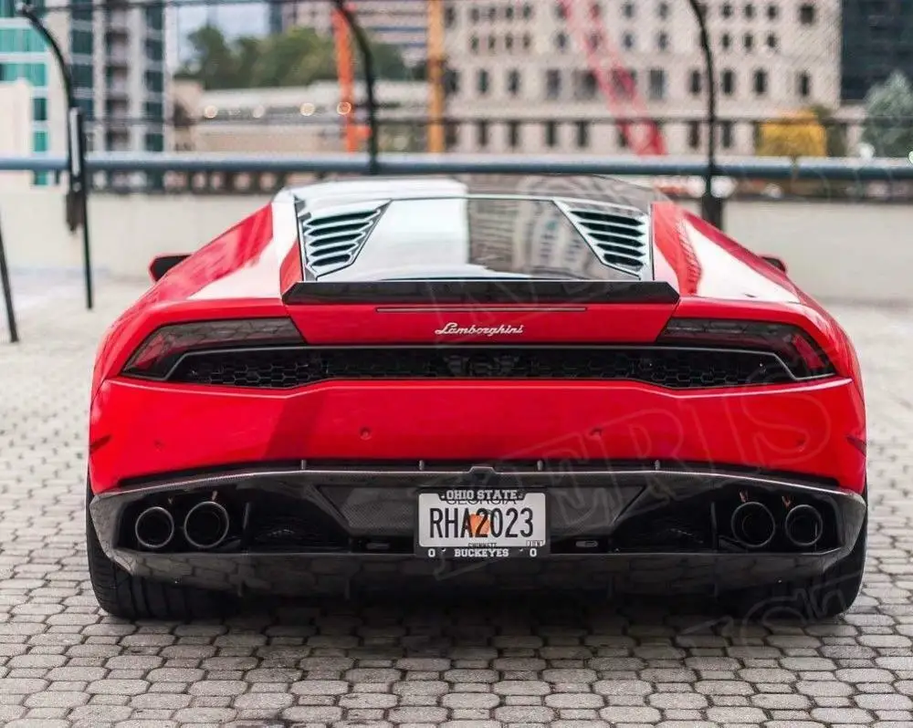 Задний спойлер из углеродного волокна для Lamborghini Huracan LP580 LP610 Coupe 2015-2018 | Автомобили