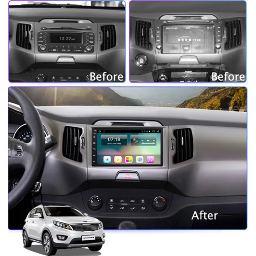 Sale Car radio Android multimedia player For Kia sportage R 2010~2016 Car touch screen GPS Navigation Support Carplay Bluetooth 1 Sale Car radio Android multimedia player For Kia sportage R 2010~2016 Car touch screen GPS Navigation Support Carplay Bluetooth 1