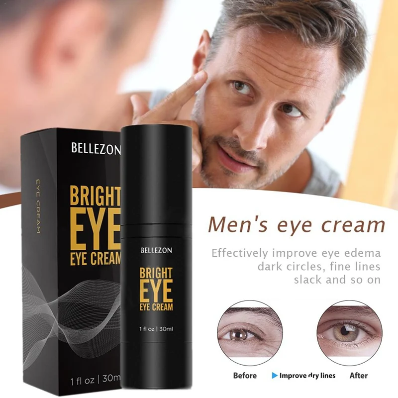 

Men Day&Night Anti-wrinkle Eye Cream Remove Black Dark Circles Puffiness Reduce Fine Lines Moisturizing Eye Cream 30ml