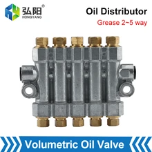 

2 / 3 / 4 / 5 Way Volume Grease Positive Displacement Oil Piston Distributor Lubrication System Valve Block Of CNC Machine Tool