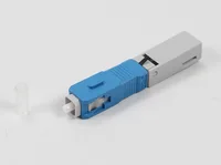 כבל מתאם 100 יח SC UPC SC סוג Fast Connector Snap מתאם מחבר מהיר Quick שדה העצרת סיבים כבל שטוח FTTH (4)