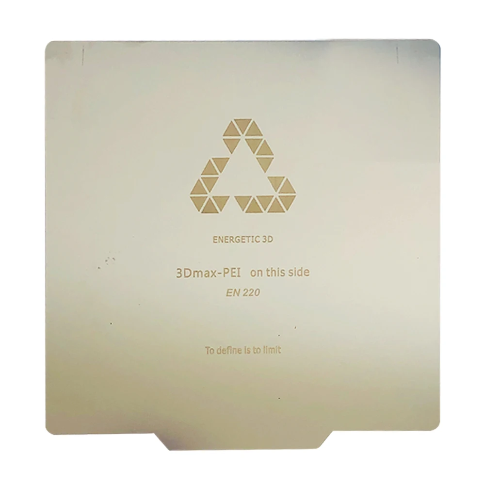 

ENERGETIC 3D Printer Spring Steel Heated Bed Build Plate, Removable Flexplate for Anet A8,Anet A6 220X220mm