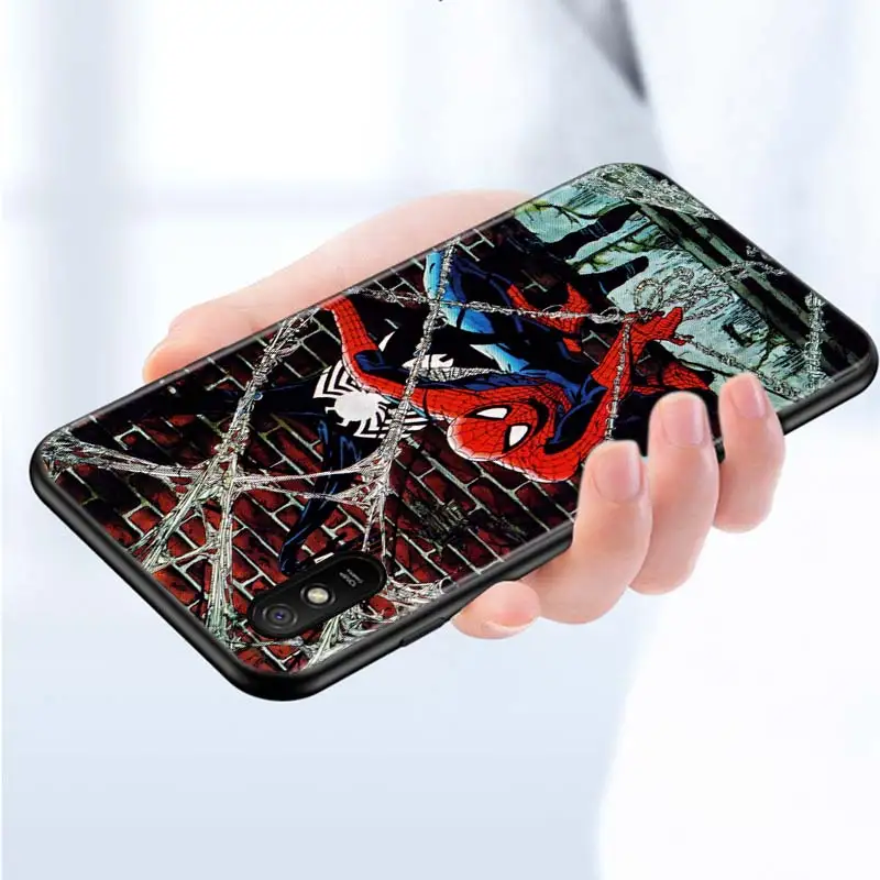 Silicone Cover Spiderman Comic For Xiaomi Redmi 9 9T 9C 8 7 6 Pro 9AT 9A 8A 7A 6A S2 5 5A 4X Plus Phone Case