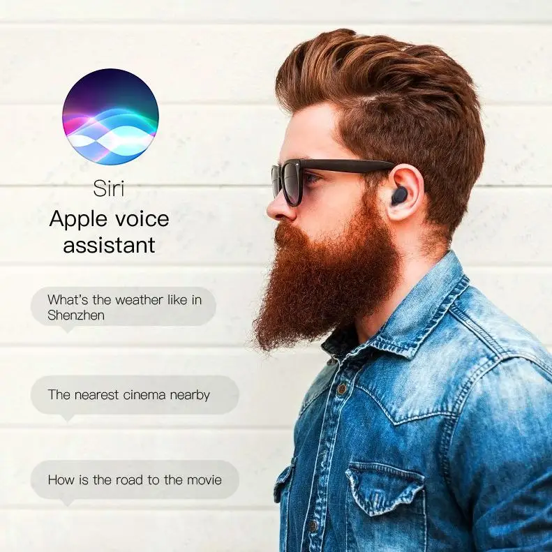 H6 TWS мини беспроводные Bluetooth V5.0 наушники водонепроницаемый светодиодный цифровой дисплей с микрофоном для Xiaomi iPhone huawei samsung