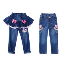 EM/ стиль; детская одежда для маленьких девочек; сезон осень-зима; бархатные газовые брюки-кюлоты с бантом; теплые милые ковбойские брюки