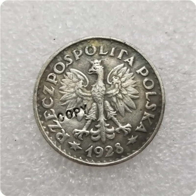 1928-Польша 1-ZLOTY копия памятные монеты-копии монет медаль коллекционные монеты
