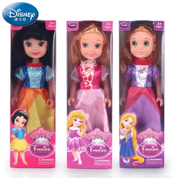 

25CM Disney Sophia Snow White Bell Long Hair Princess Doll Suit Fairy Princess Children's Toys Girls'Birthday Gifts Random 1pc
