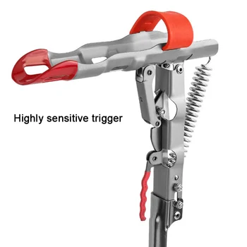 

Automatic Fishing Rod Pole Holder Adjustable Stainless Steel Spring Tip-Up Hook Rack BHD2