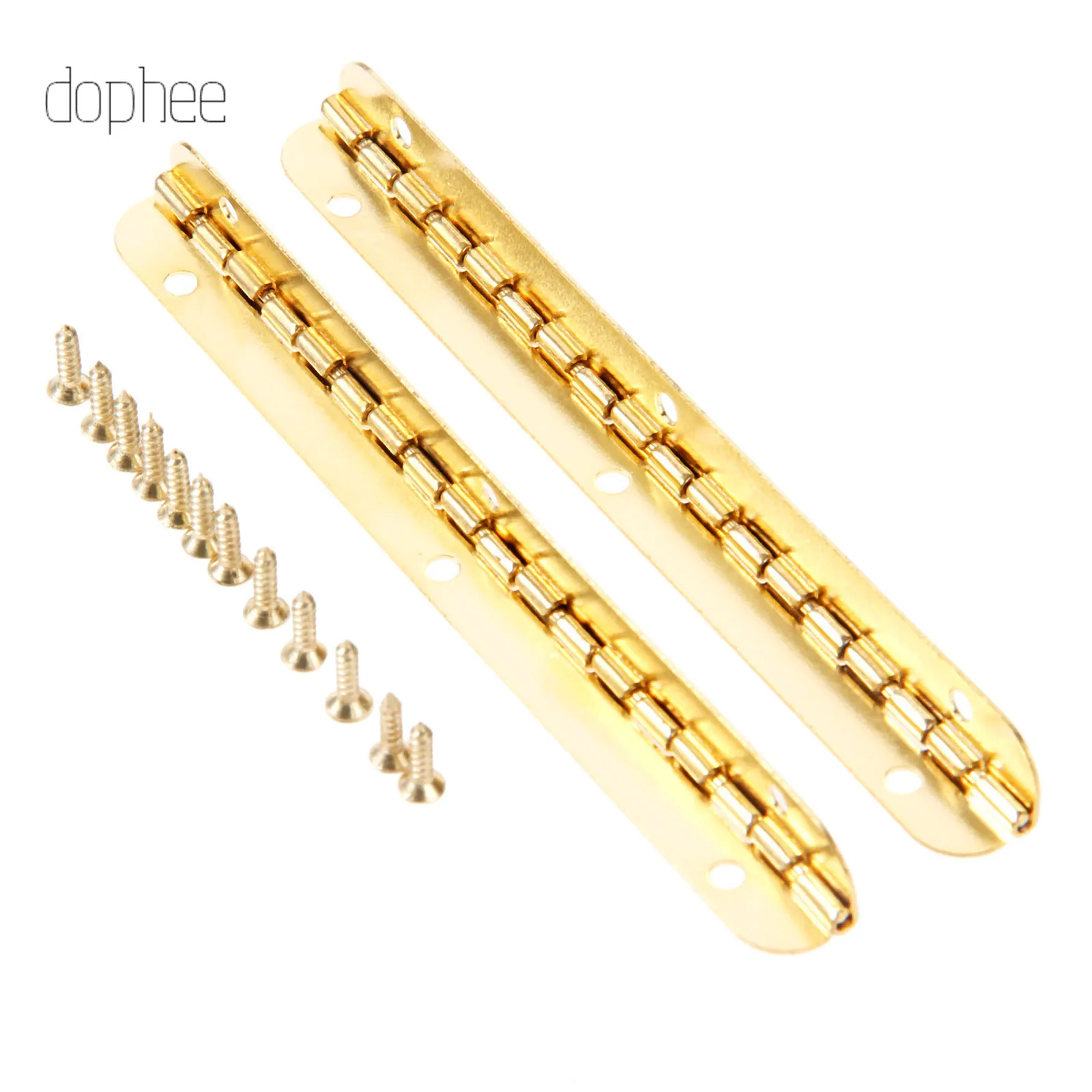 Dophee 2/4 предмета; детская одежда для сна с длинным декоративная мебельная фурнитура арматура шкаф деревянный золото подарочной коробке 65*15 мм 100*9 мм
