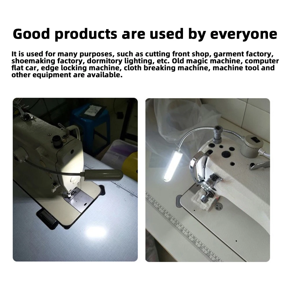 30 LED Super Bright Sewing Clothing Machine Light Multifunctional Flexible Work Lamp light for Workbench Lathe Drill Press EU US