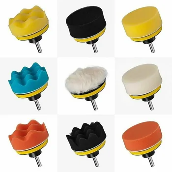 

For Car Polisher 80mm Polishing Pad Cleaning Equipment Care 22pcs 3inch Buffing Sponge Kit