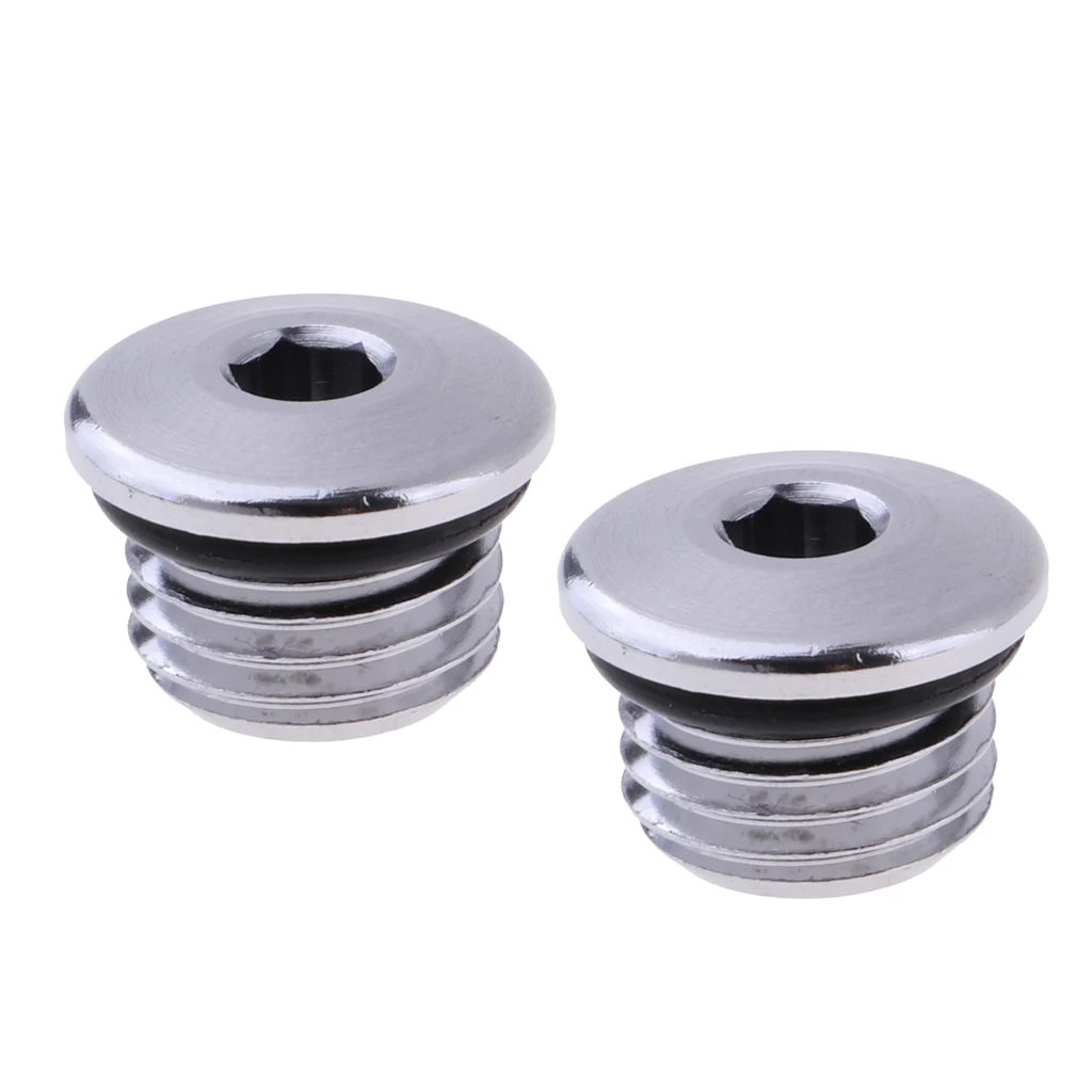 2pcs Scuba Diving Regulator High Pressure Port Plug Plug Screw  7/16 Inch