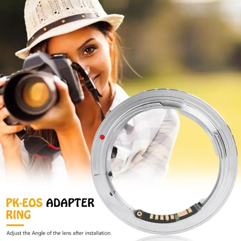 PK-EOS переходное кольцо Pentax K для выбора EOS EF-S крепление APS-C Крепление камеры Адаптер Точная Фокусировка Комплексная быстрая