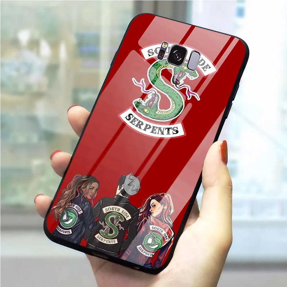 

Phone Case For Samsung Note 9 Riverdale South Side Tempered Glass Cover Note 8 S7 Edge S8/S9 Plus S10 A10/20/30/40/50/60/70 M40