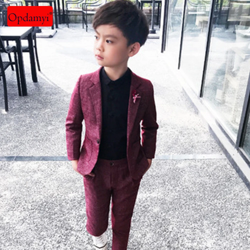 Детский праздничный костюм из 2 предметов формальный для мальчиков на свадьбу