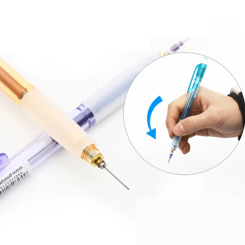 1PCS Pilot Mechanical Pencil Color Bar H-185-SL 0.5mm Flexible Pencil Retractable Nib for School Office Supplies 3