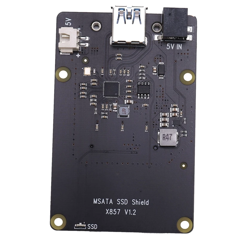 Плата расширения MSATA SSD X857 USB3.1 для Raspberry Pi 4B|Демонстрационные стенды| |