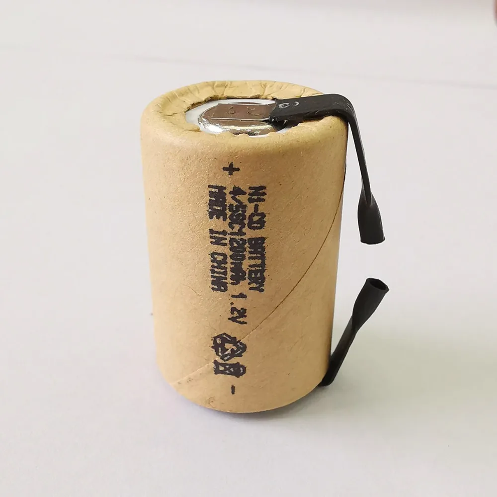 Гидридных и никель-кадмиевых типов аккумуляторов 6 шт. Ni-CD 4/5SC1200mAh батареи с высокой мощностью подводная лодка C с хлястиками 10C 1,2 в аккумуляторные батареи для электроинструментов аварийный светильник