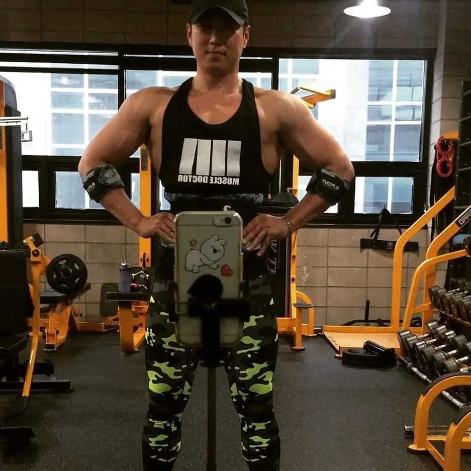 Muscle Dr. Brothers, корейский стиль, свободный, корейский стиль, спортивный жилет, мужской, чистый хлопок, для бега, i-образный жилет, настраиваемый