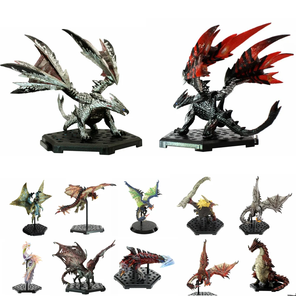Monster Hunter World Ice Borne Ancient Dragon Flying Dragon Tooth Dragon Bird Dragon Beast Dragon Action Figure Model afbeelding