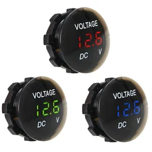 

Car Voltage Meter LED Panel Digital Display Volt Voltmeter Tester 12V-24V For Motorcycle Truck Auto Accessories Universal