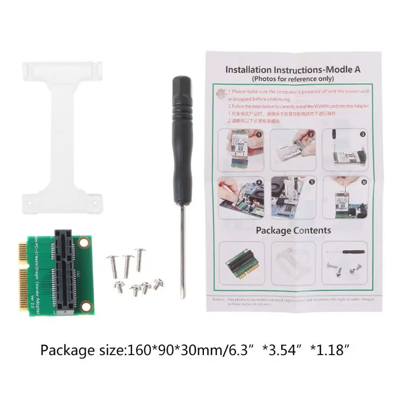 Мини PCI-E/адаптер mSATA вертикальная установка конвертер карты для 3g/4G WWAN LTE gps карточка mSATA