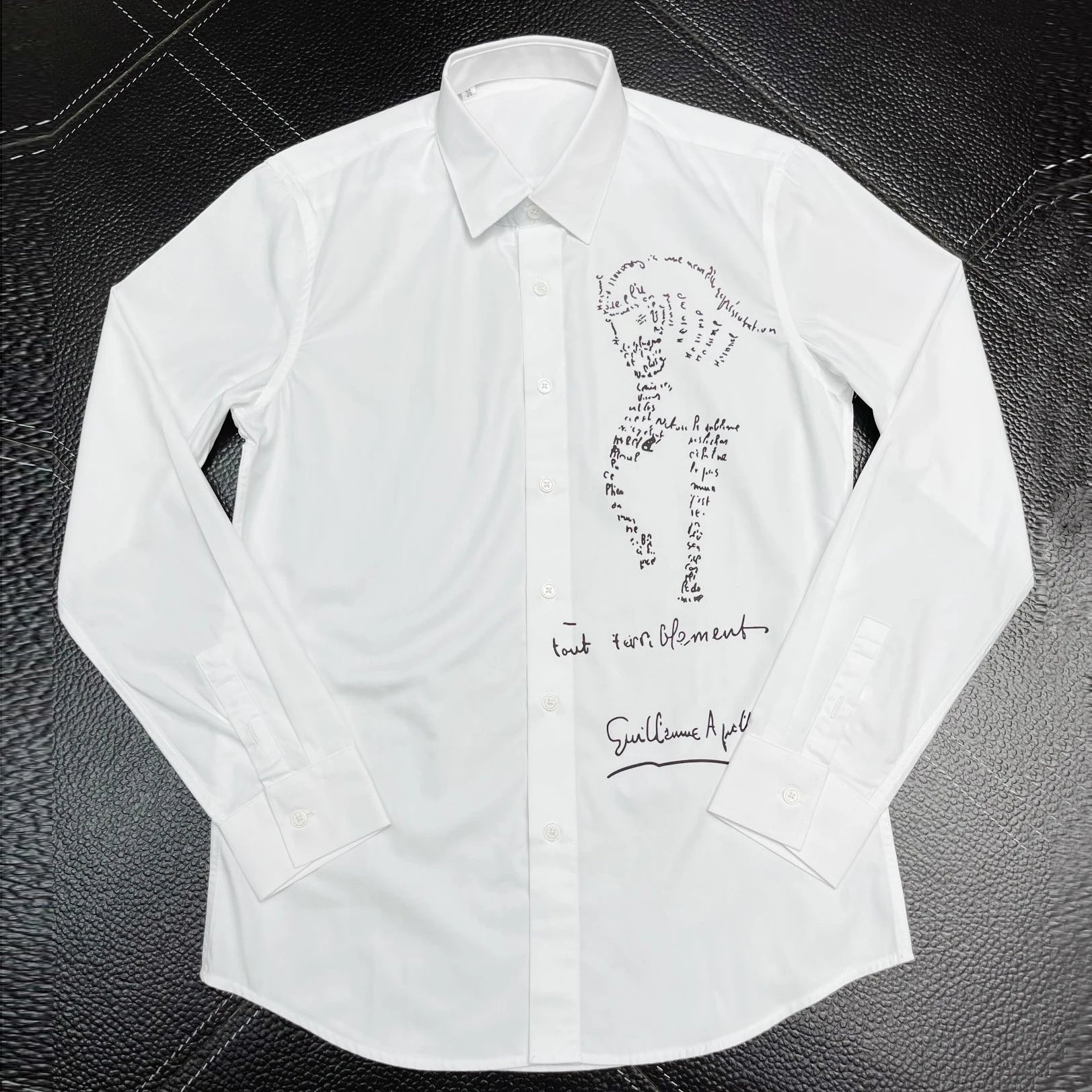 PROD 1005003161497042 Brand Design Shirt Men Casual Slim Solid Male
Shirts Long Sleeve Cotton Chemise homme Plus size Business Camisas
withe Table
