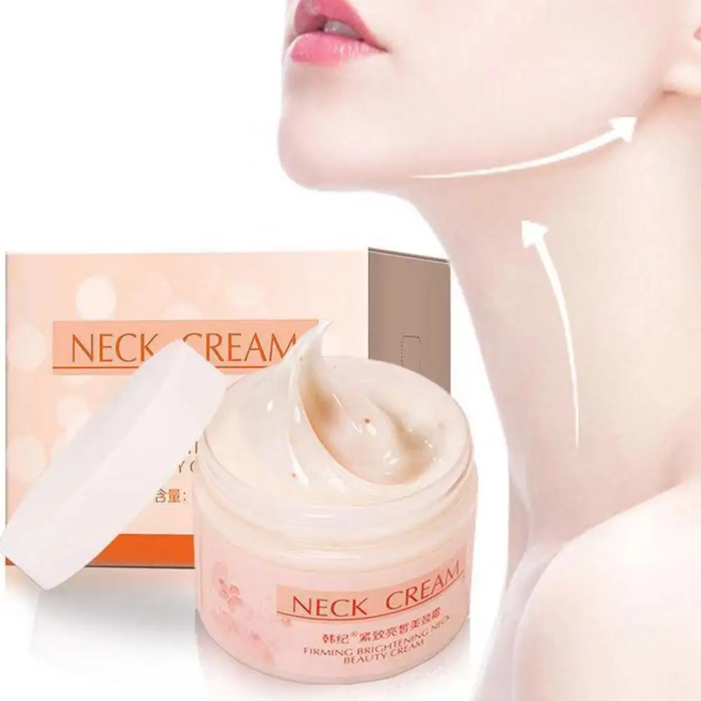 40ml Collagen Neck Cream Anti Wrinkle Smooth Neckline Cream Refreshing Face Neck Whitening Cream