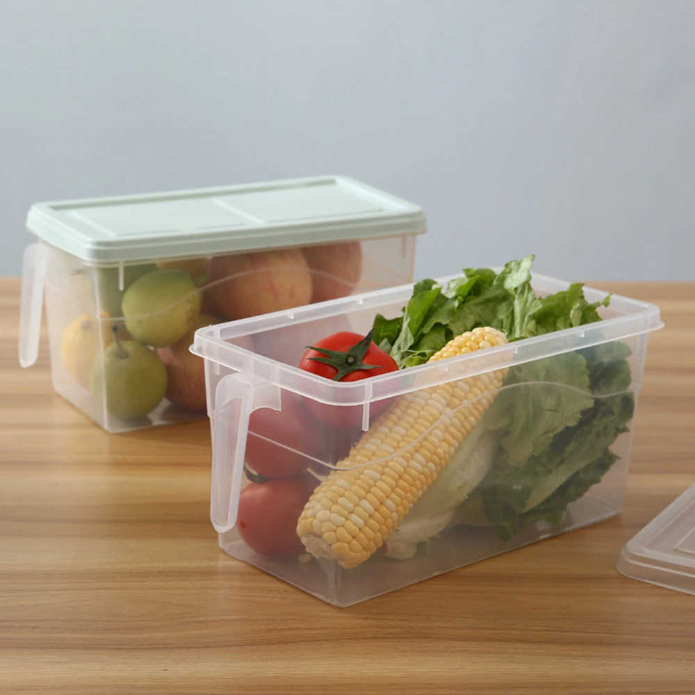 

Rectangle Food Storage Containers Kitchen Portable Storage Box PP Material Refrigerator Food Preservation Box