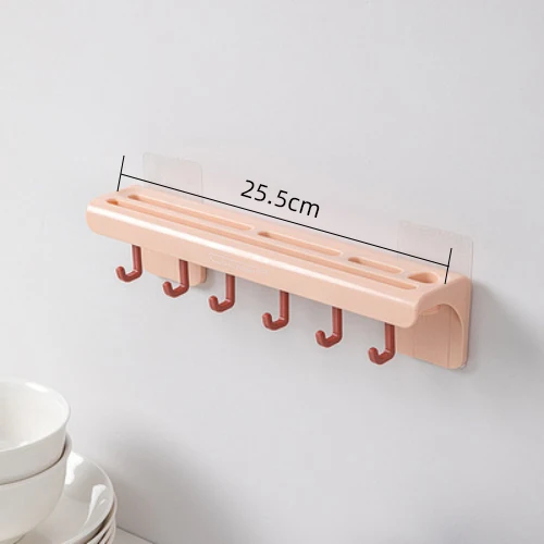 Soporte para cuchillos montado en la pared, organizador multifuncional para  cuchillos, gancho para cubiertos, almacenamiento de accesorios de cocina -  AliExpress