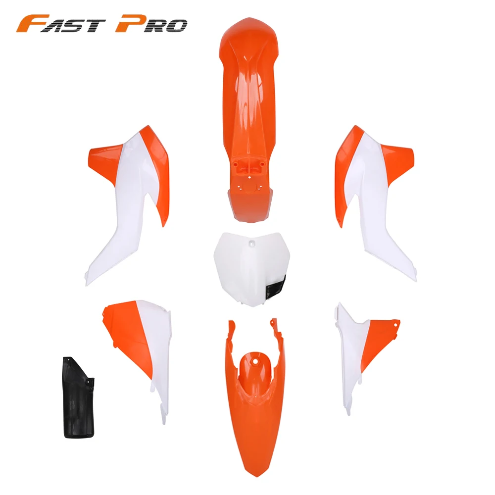Complete Body Plastics Kits For KTM SX125 SX150 SX250 SXF250 SXF350 SXF450 2013 2014 Dirt Bike Motocross Enduro Supermoto